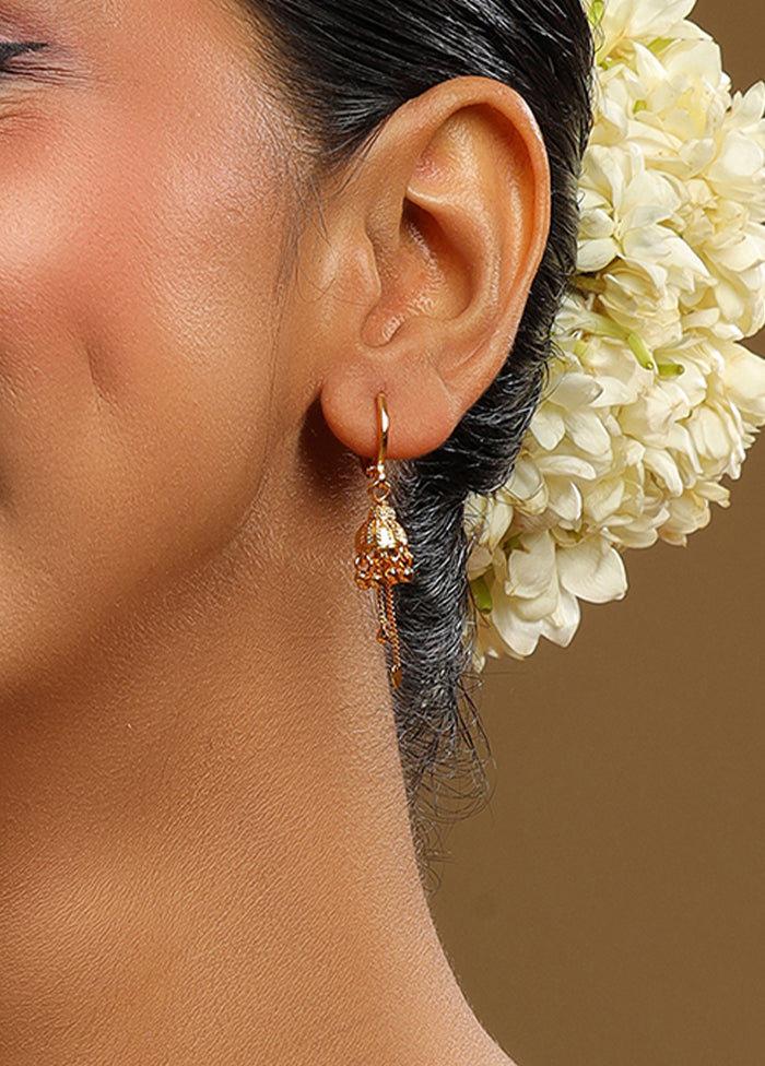 Golden Brass Earrings