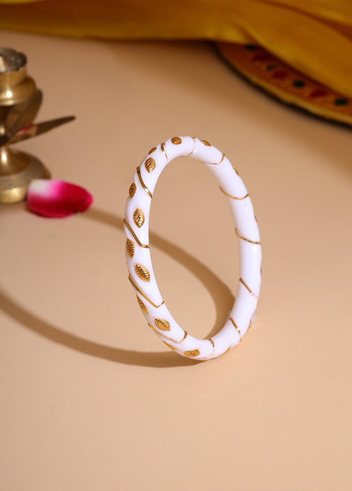 White Brass Bangles