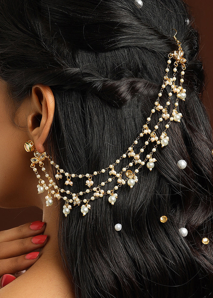 Golden Brass Earrings