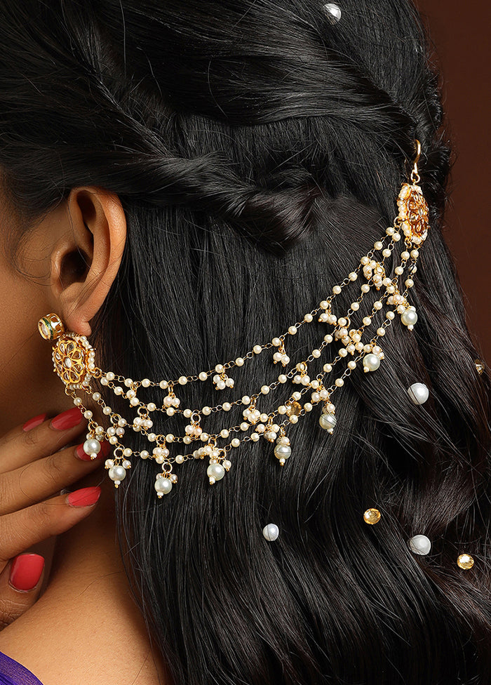 Golden Brass Earrings