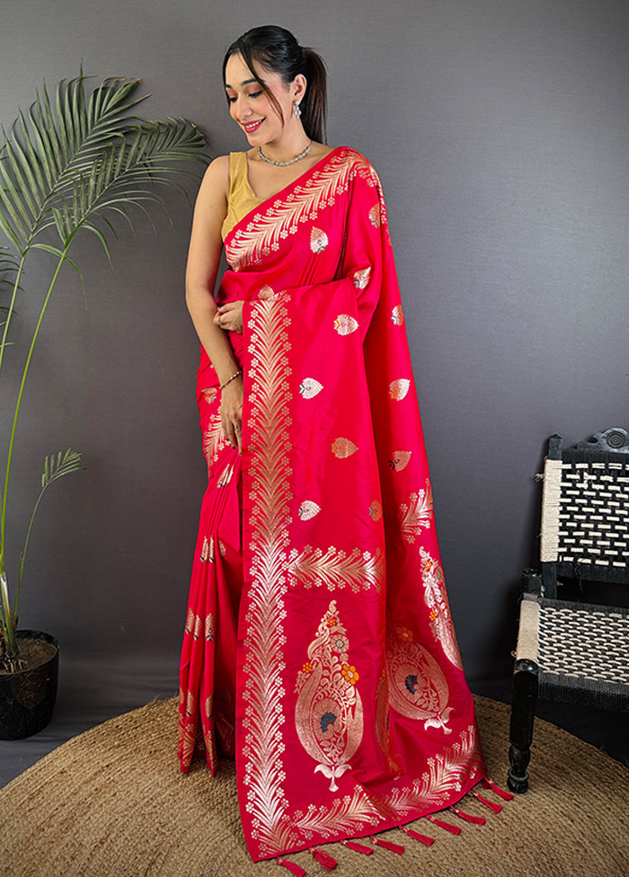 Multicolor Spun Silk Saree With Blouse Piece