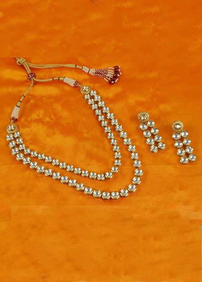 Golden Alloy Jewellery Set