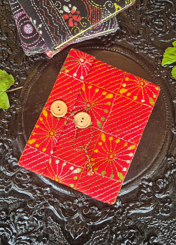 Diary With Leaf Print