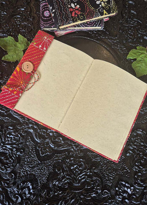 Diary With Leaf Print