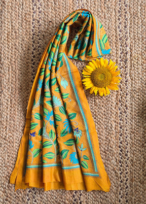 Mustard Body Green Leaf Floral Work