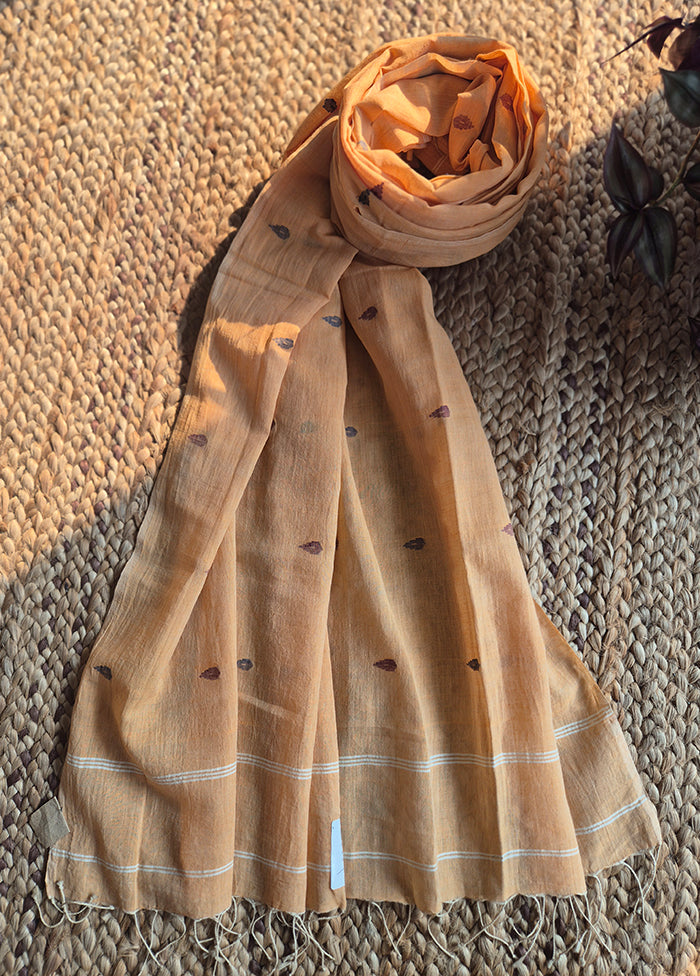 Light Orange Jamdani Cotton