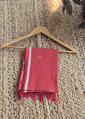 Maroon Jamdani Cotton Dupatta