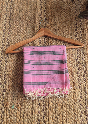 Pink Striped Jamdani Dupatta