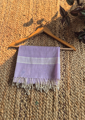 Lilac Jamdani Dupatta With Small Butas