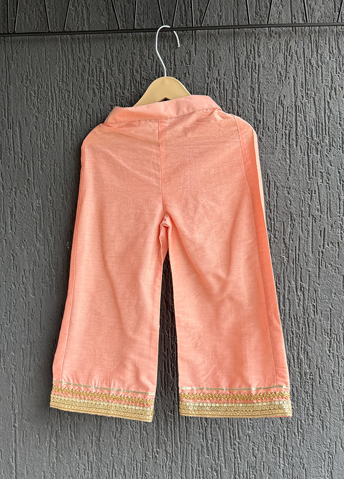 3 Pc Maroon Cotton Suit Set