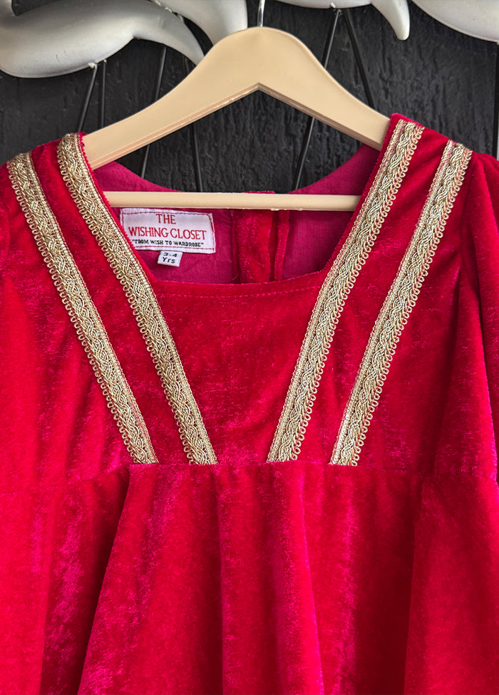 3 Pc Pink Cotton Dhoti set with dupatta