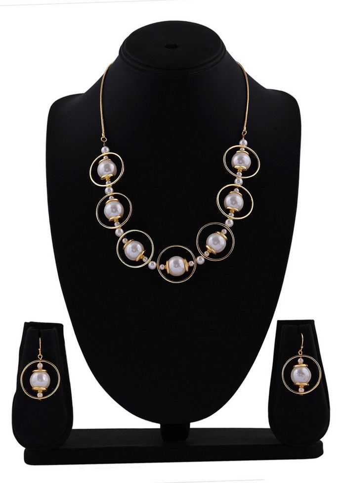 Estelle Estele Pearl Jewellery Set For Women - Indian Silk House Agencies